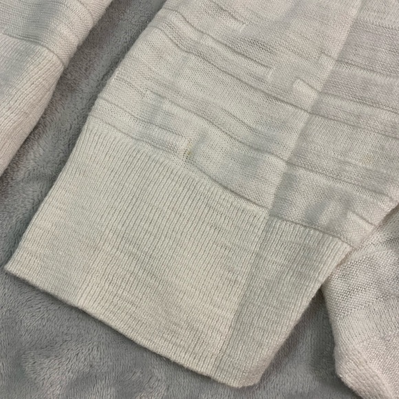 Calvin Klein Jeans White Marbled Knit Sweater L - Picture 15 of 15
